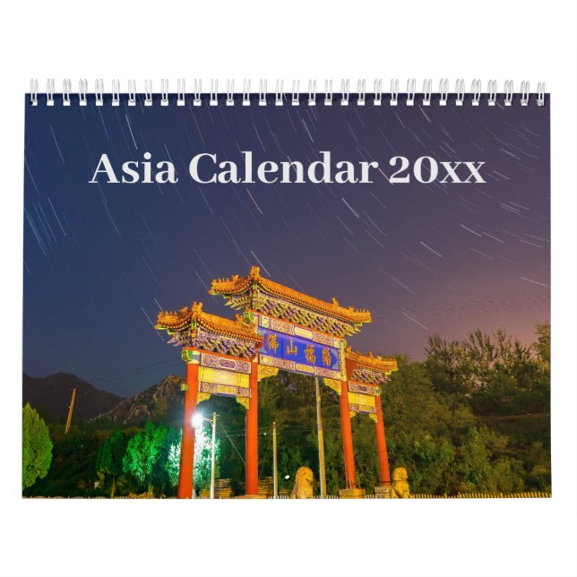 Calendário 20xx - Ásia (Capa)