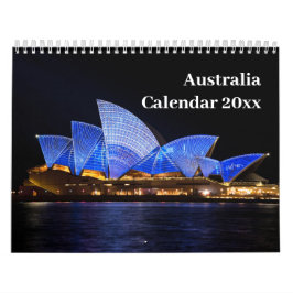 Calendário 20xx - Austrália