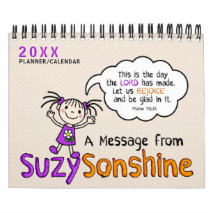 Calendário 20XX Escrituras de Bíblia Inspiracional do JOY Pla