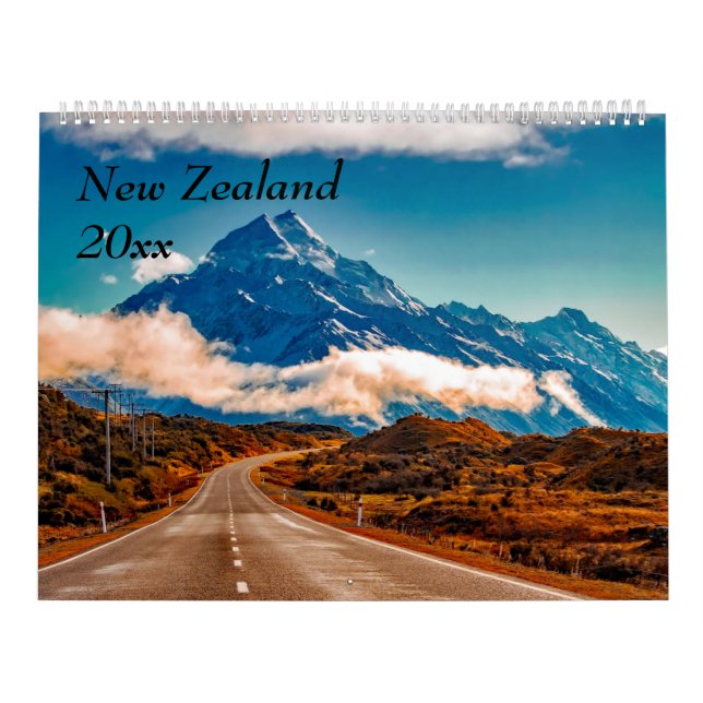 Calendário 20xx - Nova Zelândia (Capa)
