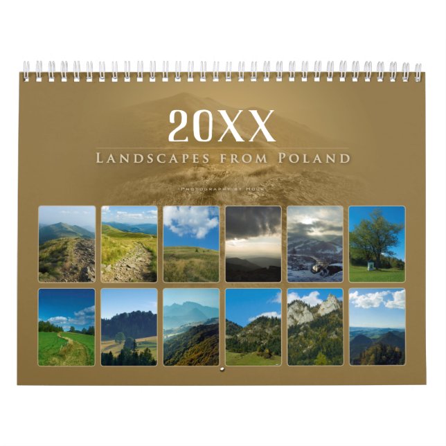 Calendário 20XX Paisagens de Polônia (Capa)