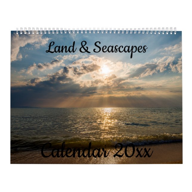 Calendário 20xx - Paisagens Terrestres e Marinhas (Capa)