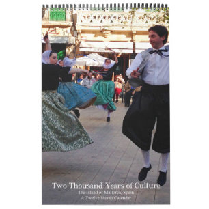 Calendário 2.000 anos de espanha de Mallorca da cultura