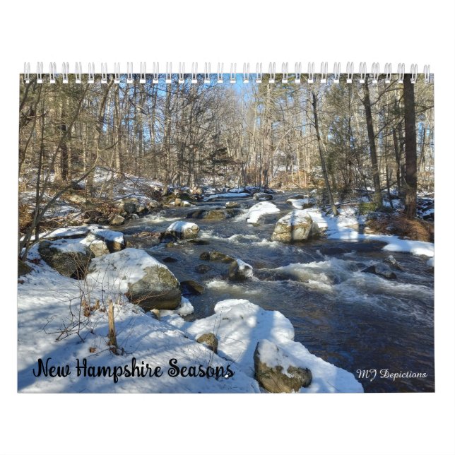 Calendário 2 de New Hampshire Seasons (Capa)