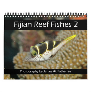 Calendário 2 dos Peixes de Recifes Fijianos