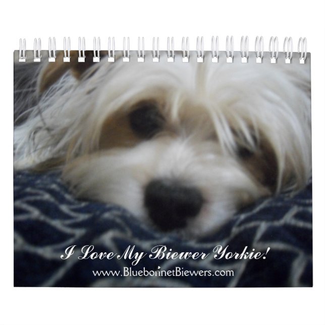 Calendário 318, www.BluebonnetBiewers.com, eu amo meu Biewe… (Capa)