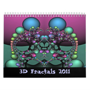 Calendário 3D Fractals 2011