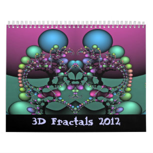 Calendário 3D Fractals 2012
