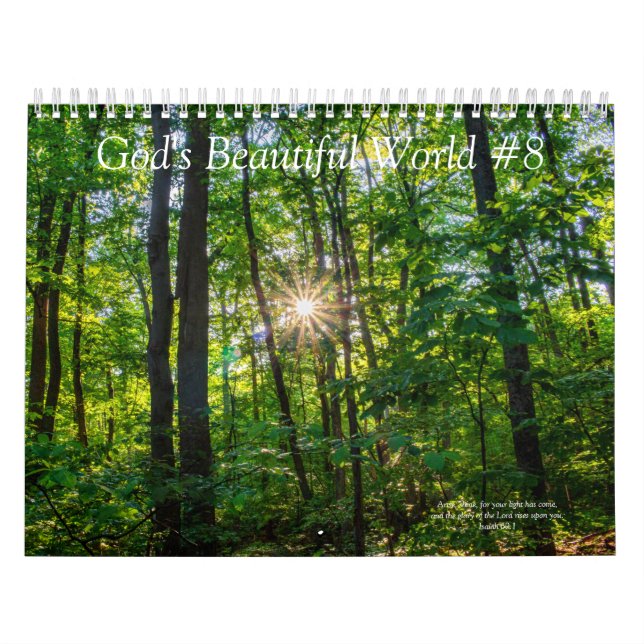 Calendário #8 do Mundo Bonito de Deus (Capa)