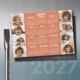 Calendário - 8 Fotos Básicas Terra Cotta White Mag