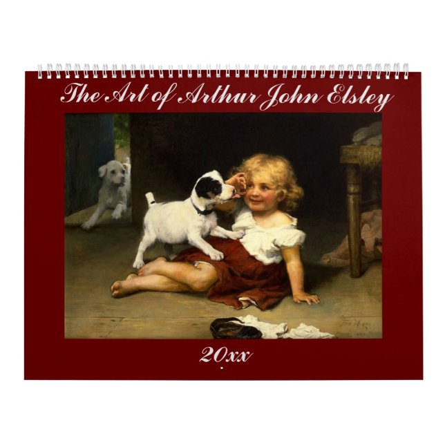 Calendário A Arte de Arthur John Elsley (Capa)