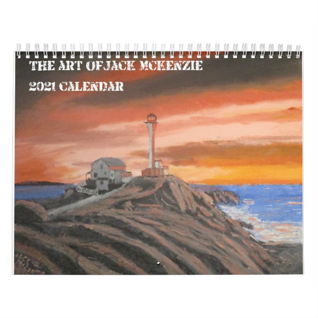 Calendário A Arte de Jack Mckenze 2021 (Capa)