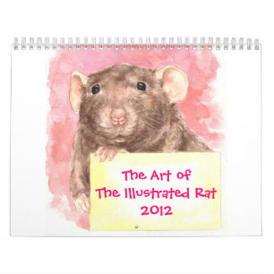 Calendário A arte do rato ilustrado 2012