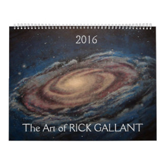 Calendário A arte do rick galharda