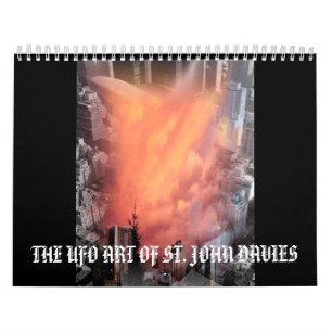 CALENDÁRIO A ARTE DO UFO DE ST JOHN DAVES