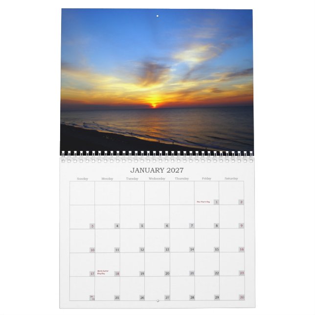 Calendário A beleza da natureza (Jan 2027)