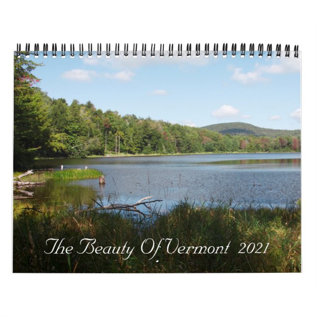 Calendário A Beleza De Vermont 2021 (Capa)