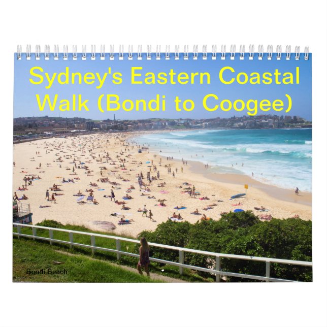 Calendário A caminhada litoral de Sydney (Bondi a Coogee) (Capa)