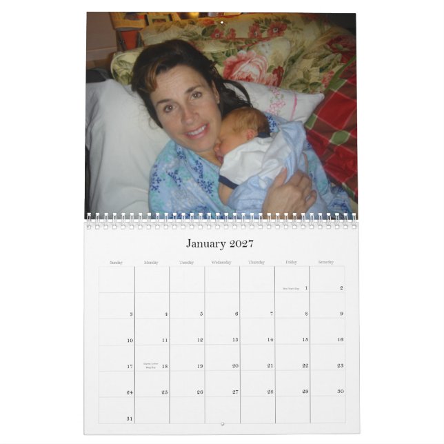 Calendário A chegada 008 de Carter, obrigado sendo SU… (Jan 2027)