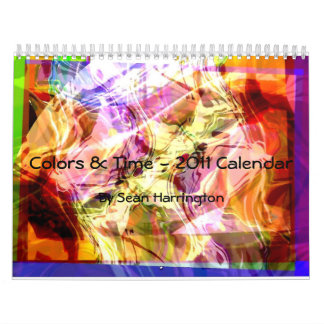 Calendário A conduzir para um Sonho, Cores e Tempo - 2011 Cal