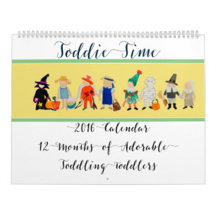 Calendário A criança do tempo de Toddie Água-Coloriu o