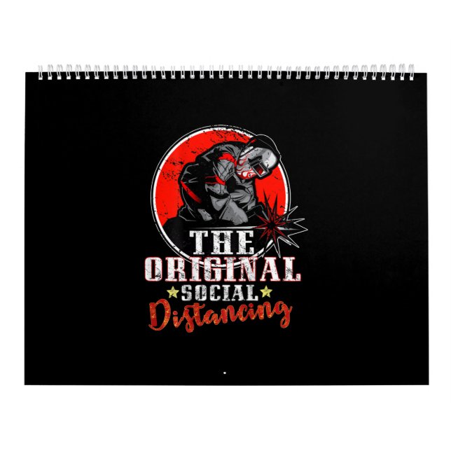 Calendário A Distância Social Original | Cute Welder Gift (Capa)