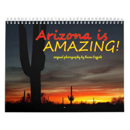 Calendário A fotografia cénico/arizona do deserto é