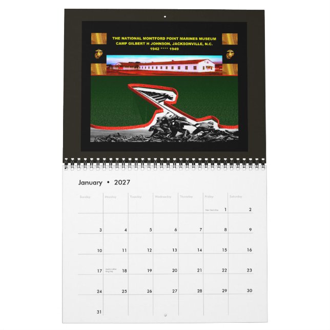 Calendário A história dos Fuzileiros de Montford Point (Jan 2027)
