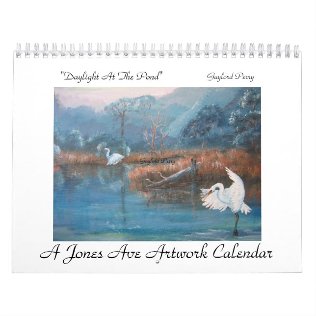 Calendário "A Jones Ave Trabalho de arte - Gaylord (Capa)