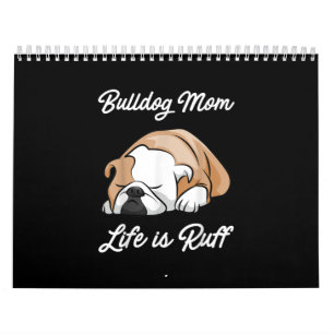 Calendário A Mãe Da Bulldog É Um Presente Para Os Alojadore