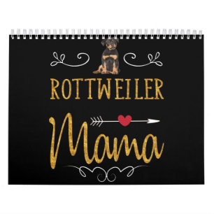 Calendário A mãe do amor rottweiler