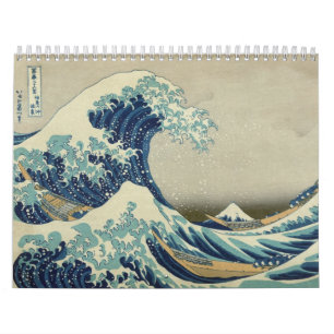 Calendário A onda do Excelente: A Arte de Hokusai