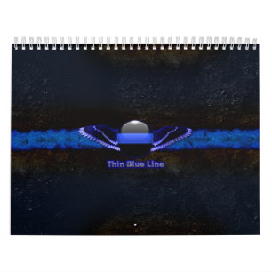 Calendário A polícia dilui as asas de Blue Line