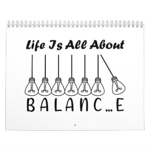 Calendário A vida tem tudo a ver com equilíbrio motivacional