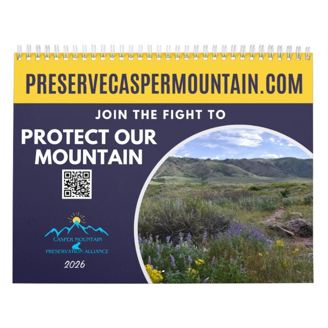 Calendário A Year at the Foot of Casper Mountain Calendar (Capa)
