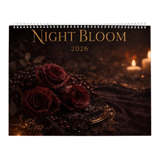 Calendário A Year of Night Bloom Calendar (Capa)