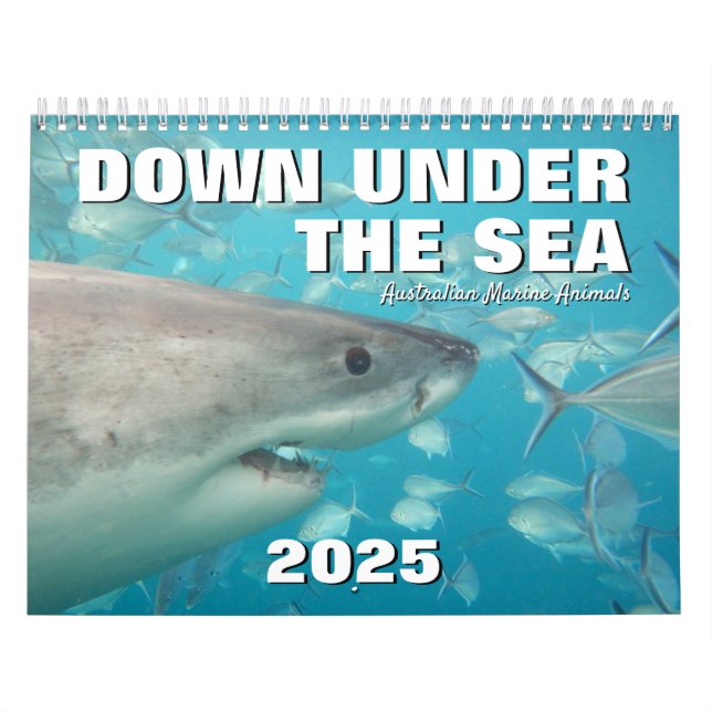 Calendário Abaixo Do Mar, Austrália, Animais Marinhos (Capa)