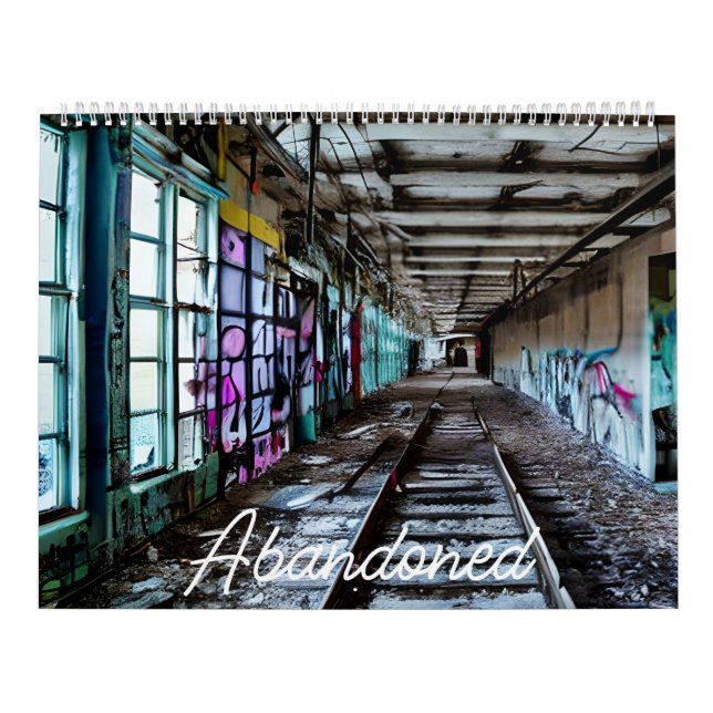 Calendário Abandonado, Arte de Rua, Espaços Perdidos, Grafite (Capa)