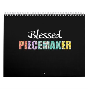 Calendário Abençoado Peacemaker Engraçado Quilhando Costura