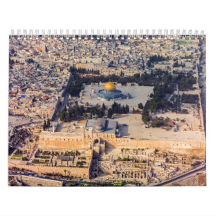Calendário Abóbada velha de Jerusalem da cidade de Temple