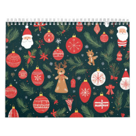 Calendário Abraçar o espírito de Natal, Feliz Natal