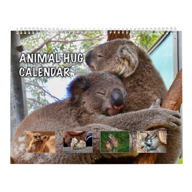 Calendário Abraço de animais (Capa)