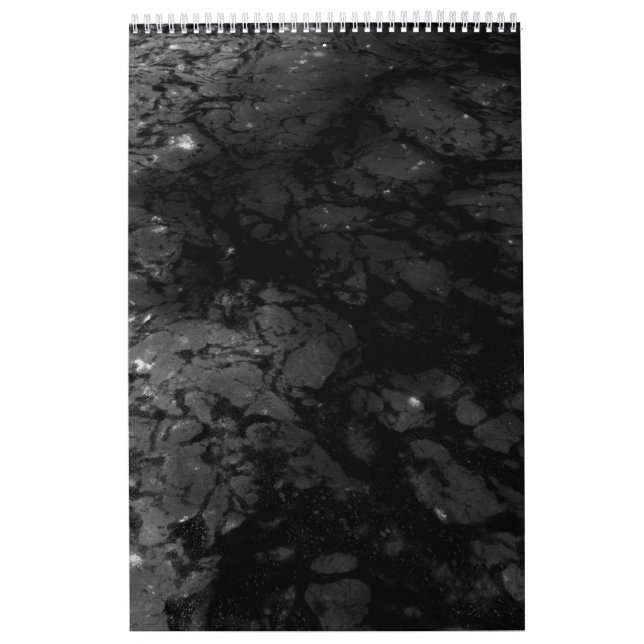 Calendário Abstract Midnight Ripples of Rio Vermelho (Capa)