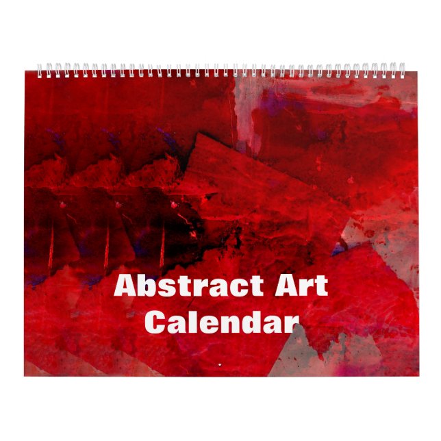 Calendário Abstrato Art (Capa)