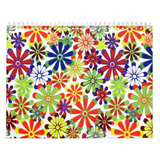 Calendário Abstrato Art (Capa)