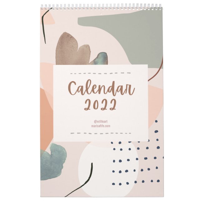 Calendário Abstrato Art Calendar 2022 (Capa)