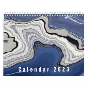 Calendário Abstrato Art pelo Zoopi Studio