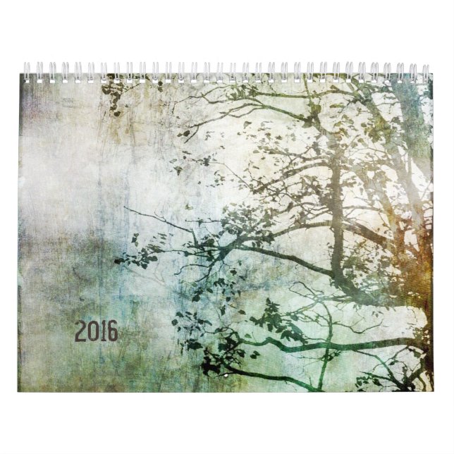 Calendário abstrato da natureza 2016 (Capa)