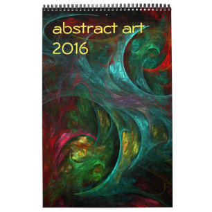 Calendário abstrato de 2016