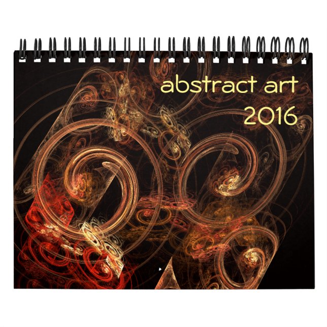 Calendário abstrato de 2016 (Capa)